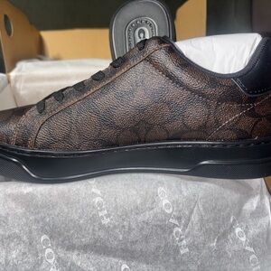 Coach Men's High Line Sneakers in Signature Canvas